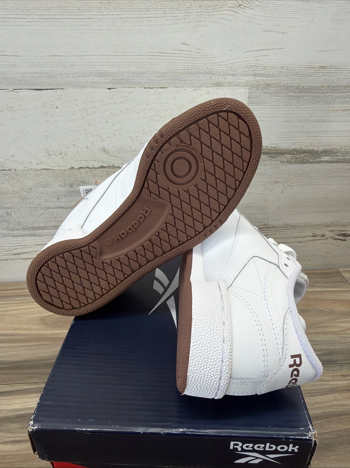 Reebok Classic Club C 85 White Trainers Mens Size 3.5 Women’s 5 Brand New In Box