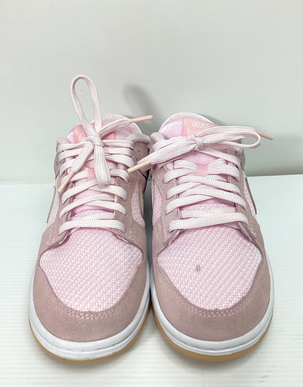 Nike Dunk Low Soft Pink Teddy Bear Sneakers DZ5318-640 Women Size 7.5