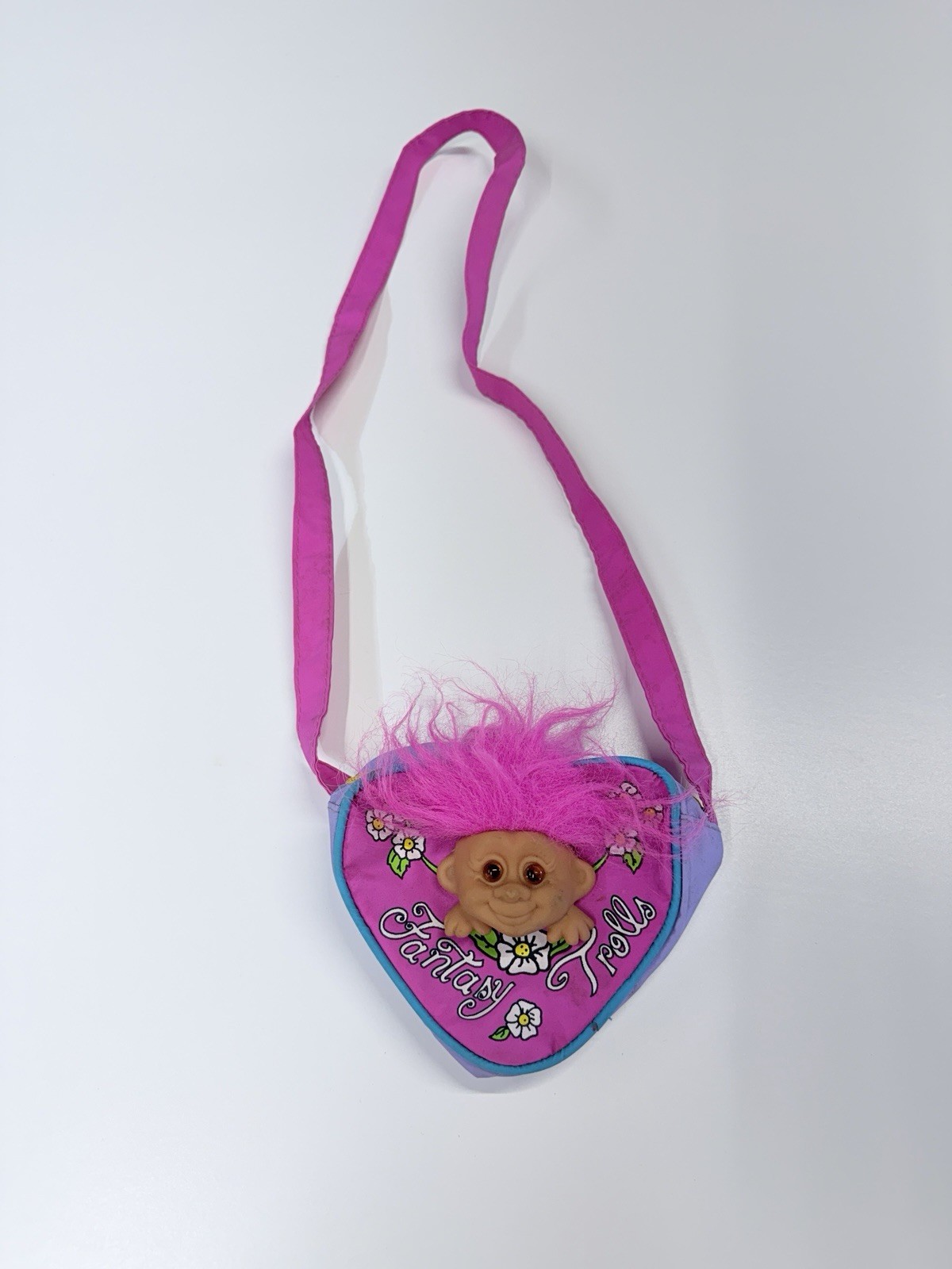 Rare Vintage 3D Troll Hand Bag Girl Trolls 1992 Ace Novelty