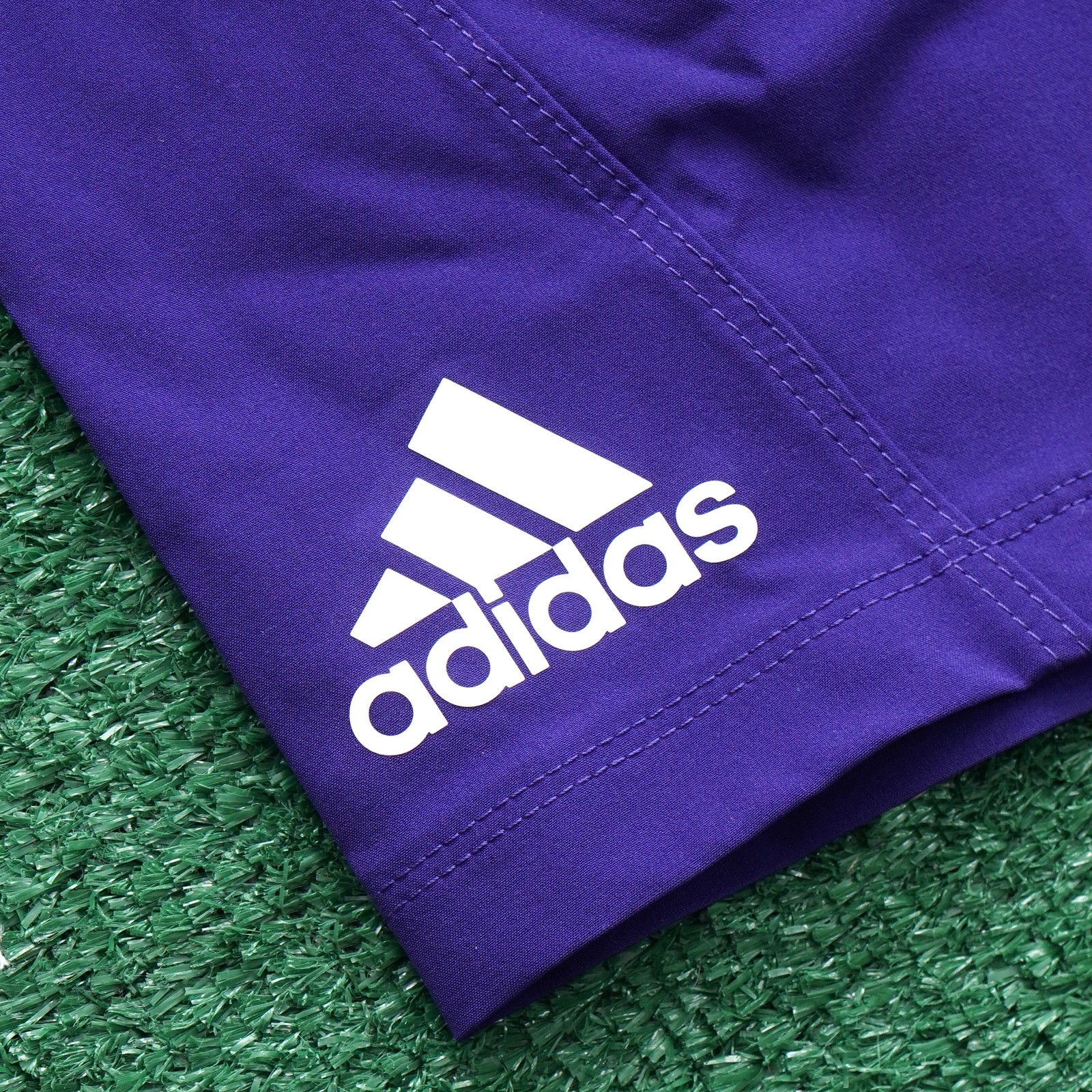 Adidas Men’s Crazy Train WOP (Purple/White) Climalite Woven Training Shorts