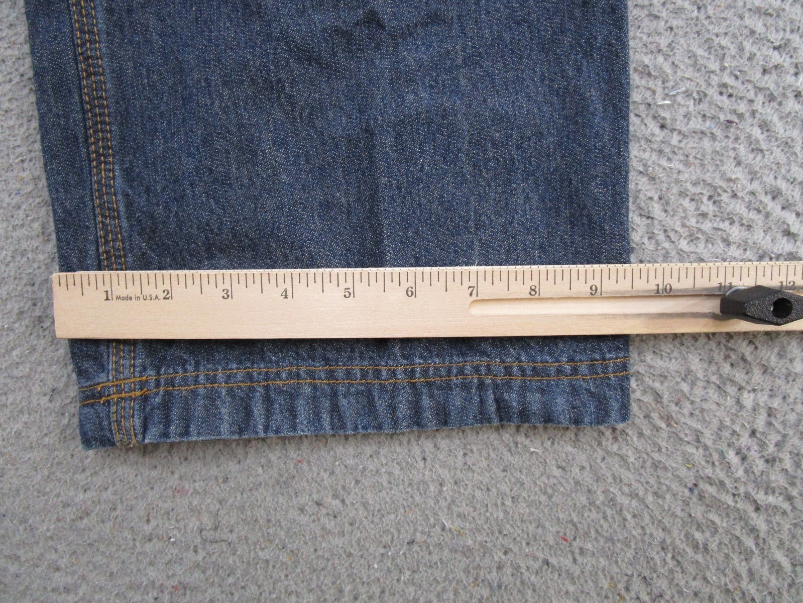Duluth Trading Co. Ballroom Jeans 40×32 Regular Fit Straight Cotton Denim 64012