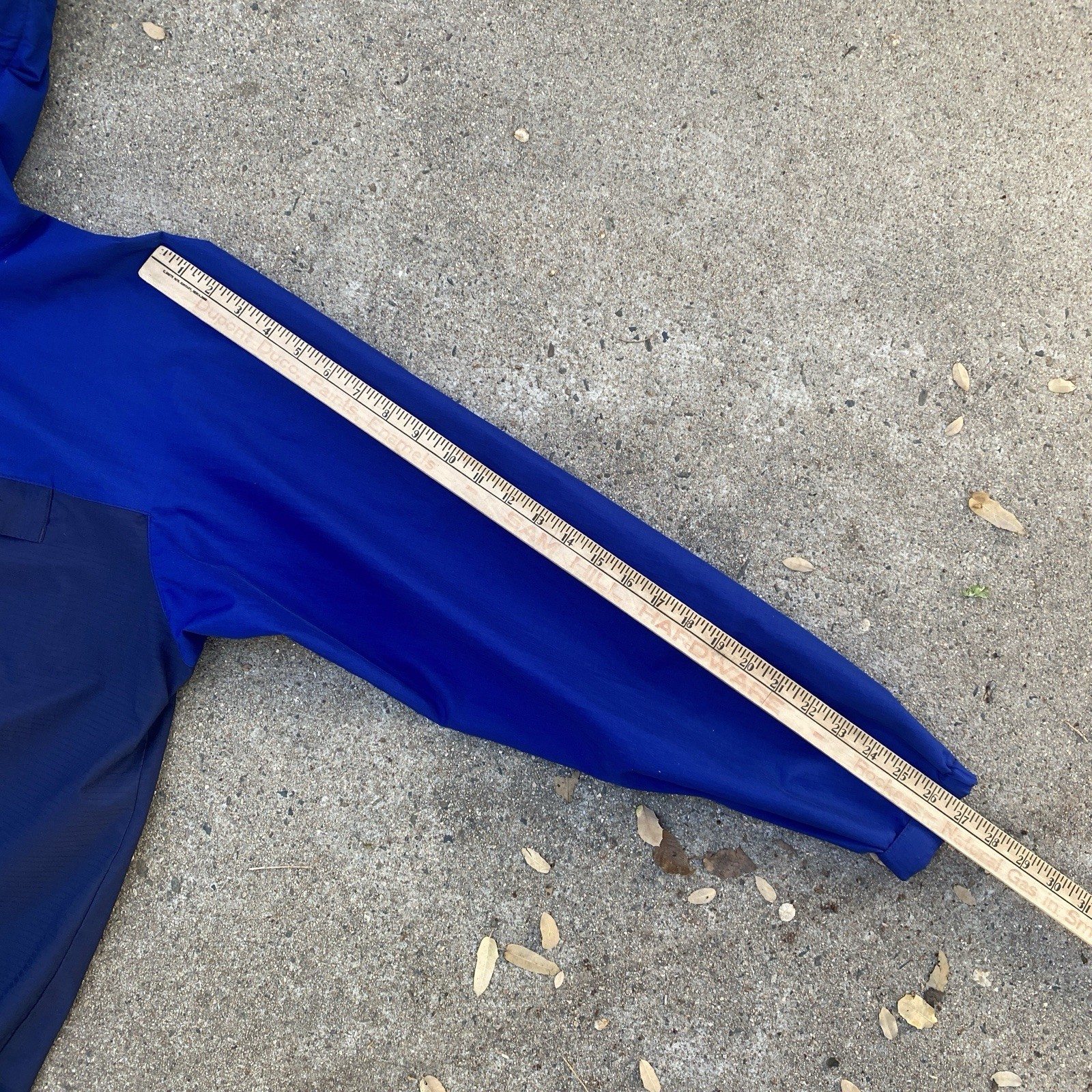 Vintage Patagonia Jacket Windbreaker Parka Blue Size Medium Ripstop Anorak 90s