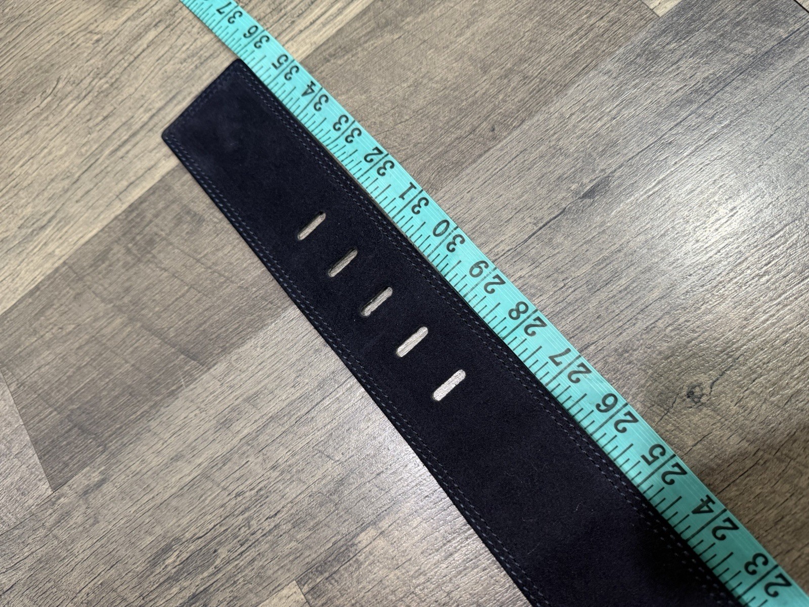 Etcetera Womens Small Navy Blue Suede Metallic Gold Italian Leather 2.25in Belt