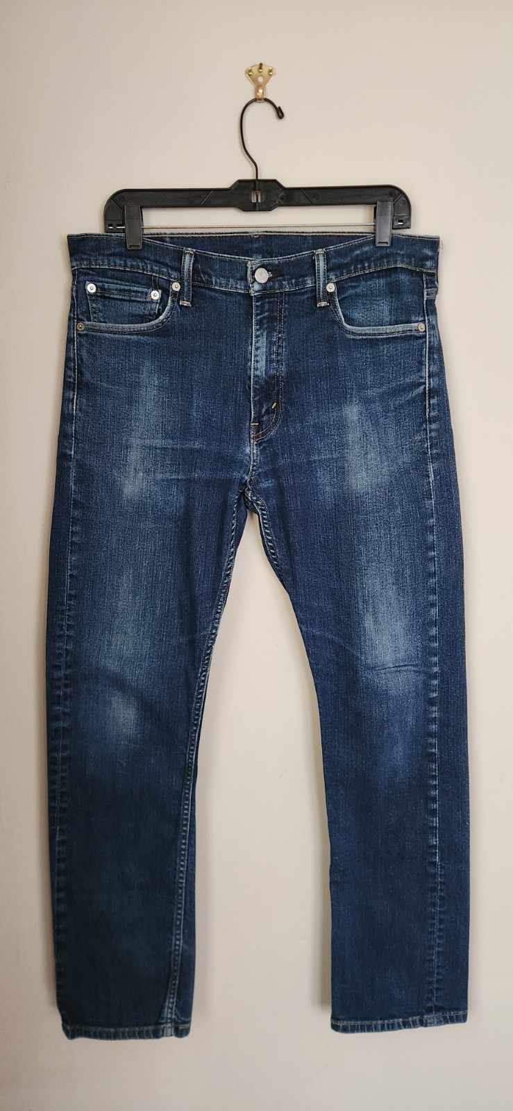 Levi’s 513 Jeans Men’s 33×32 Slim Straight Blue Denim Medium Wash