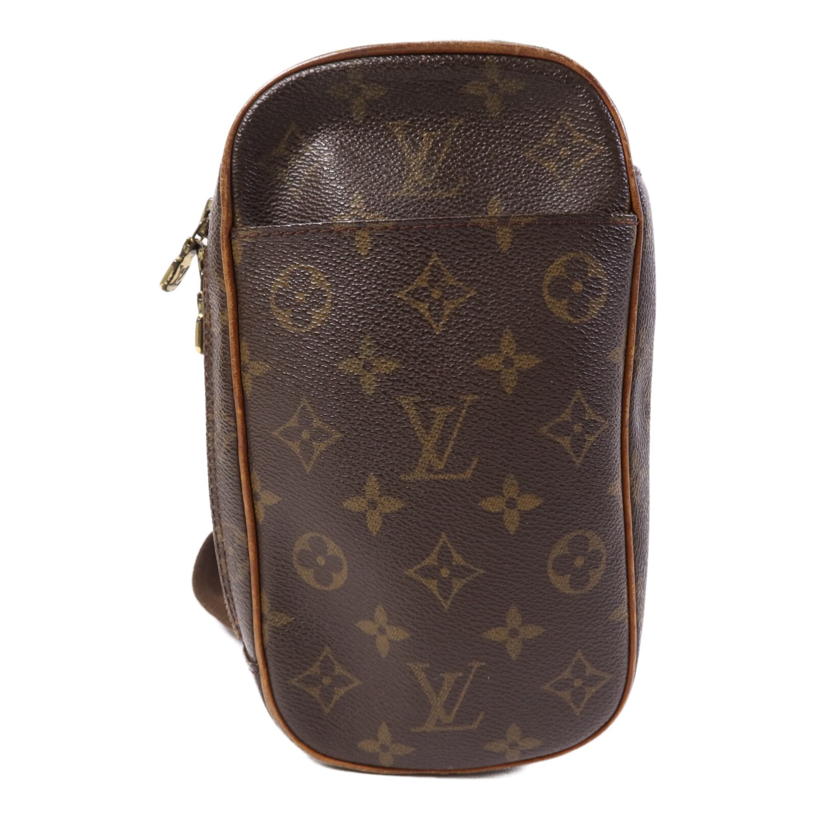 LOUIS VUITTON LV GHW Pochette Gange Waist Bag Shoulder M51870 Monogram Brown