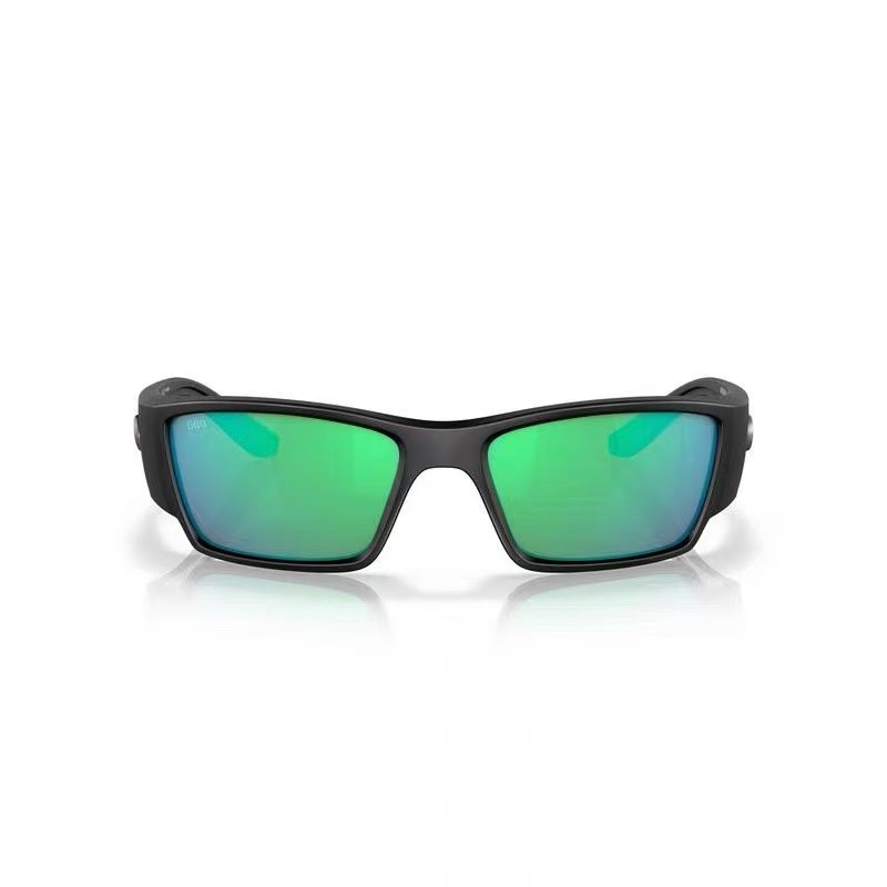 Costa Del Mar Rinconcito Matte Black Green Mirror Polarized 580P Sunglasses