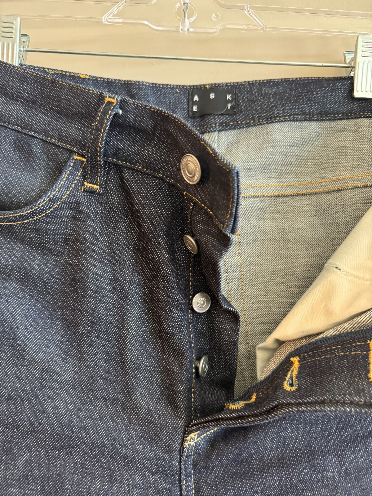 Asket The Regular Raw Denim Jean Size 30