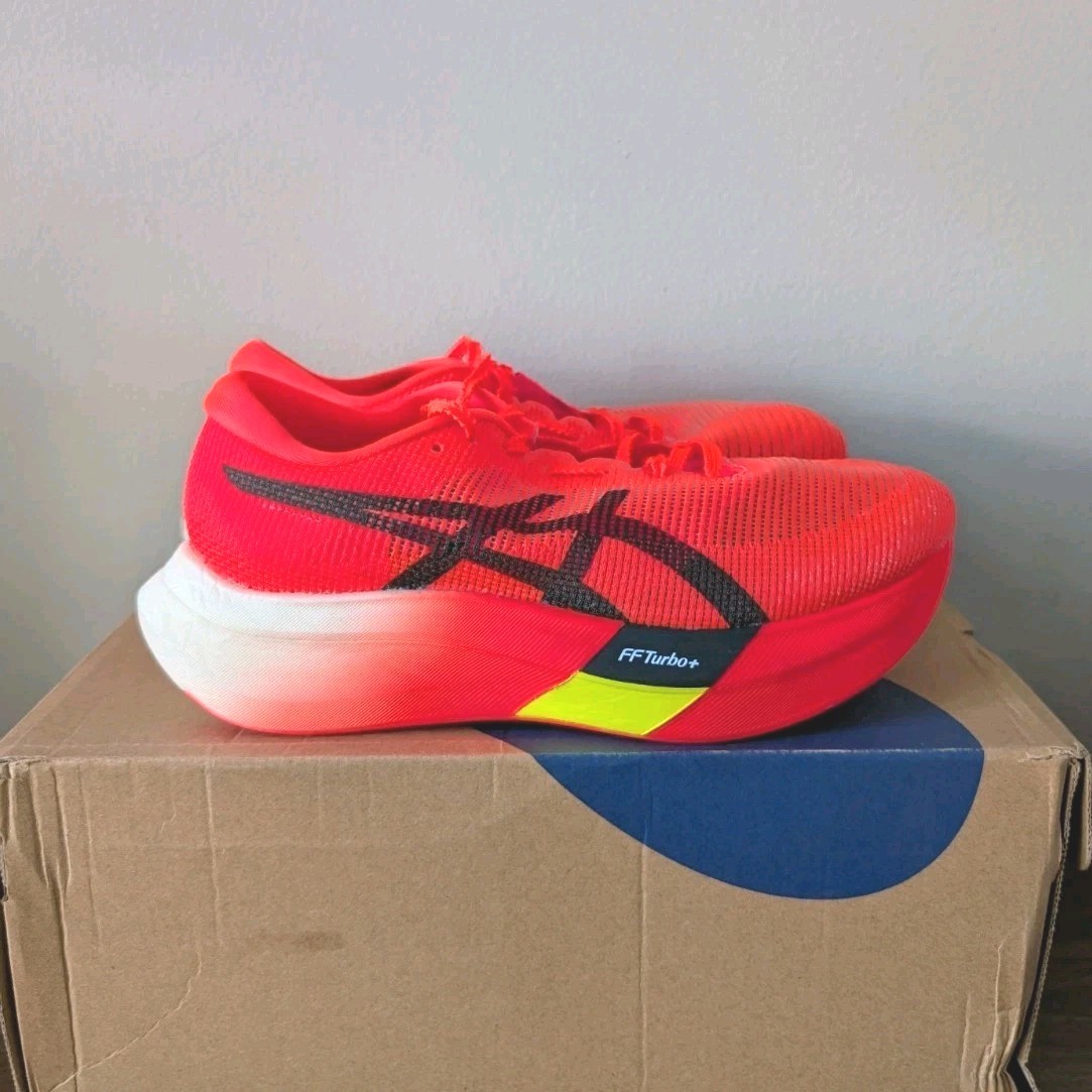 ASICS Metaspeed Sky Paris Women’s Running Shoes Sunrise Red/Black US 7 W