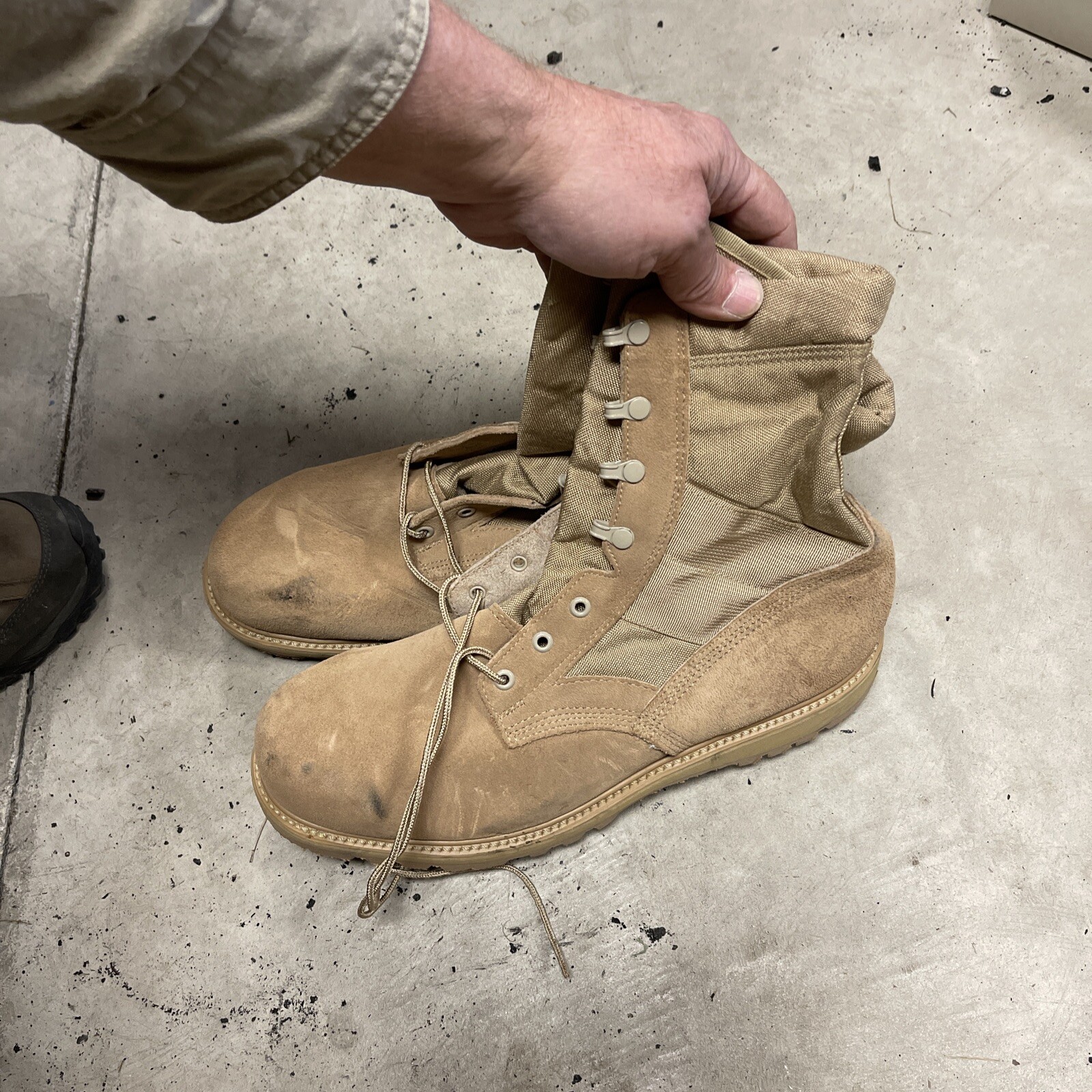 Desert Boots {12 1/2 W} Never Worn (Been in storage) Protected Toe.