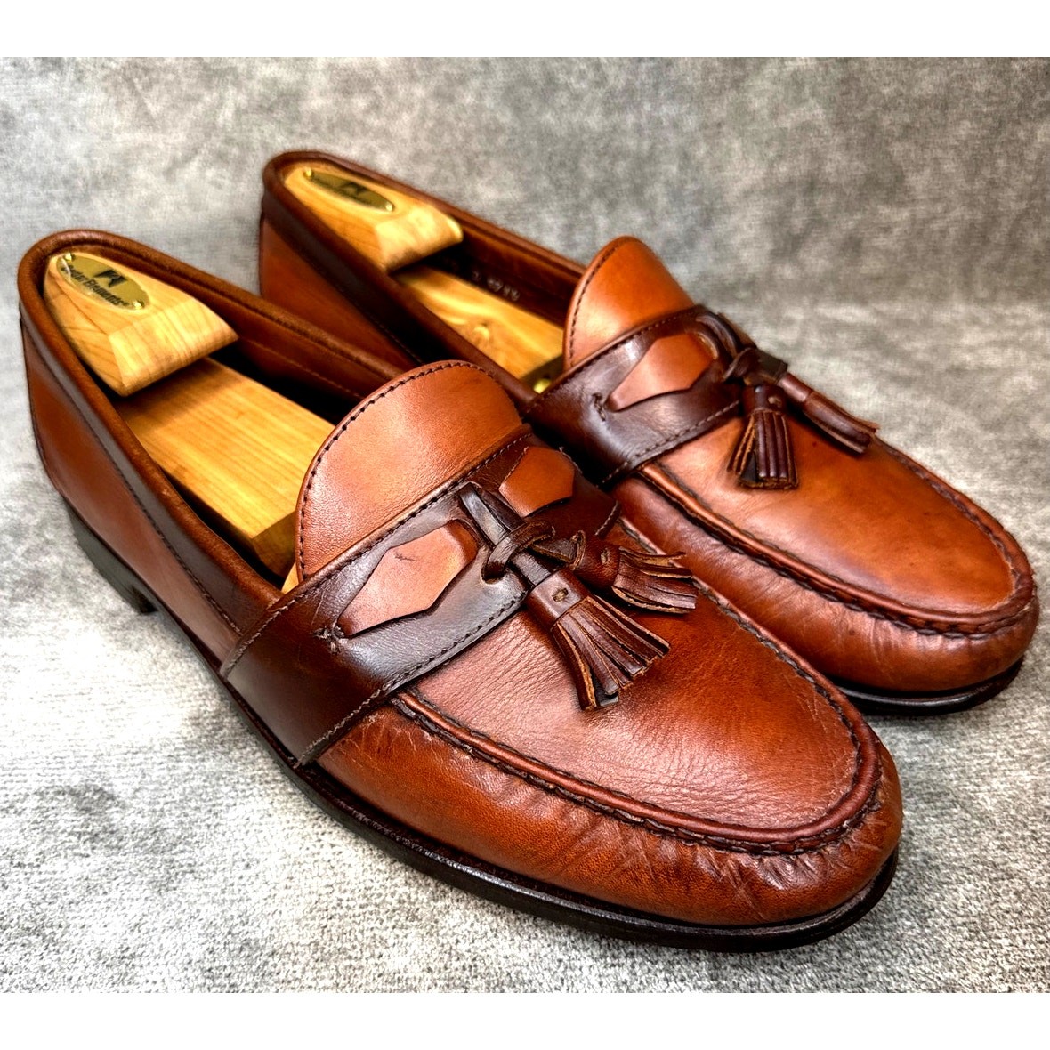 Allen Edmonds Kent Tassel Loafers Brown 11.5D USA Goodyear Welt