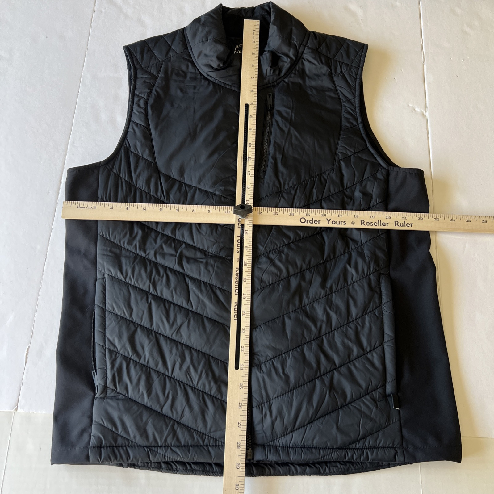 T-Mobile Full Zip Puffer Vest Men’s Large Black Spyder T-Mobile For Business