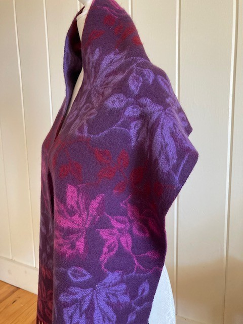 Cashmere 90%/Wool 10% Blend Scarf, 66 in x 12 in, by FRASS