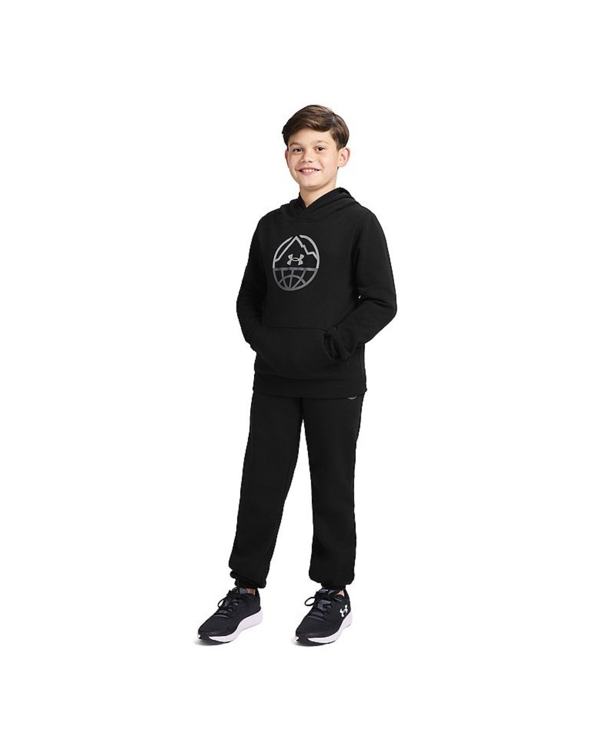 Under Armour Boys 2‑Piece Mountain Hoodie & Joggers Set YL / L‑G