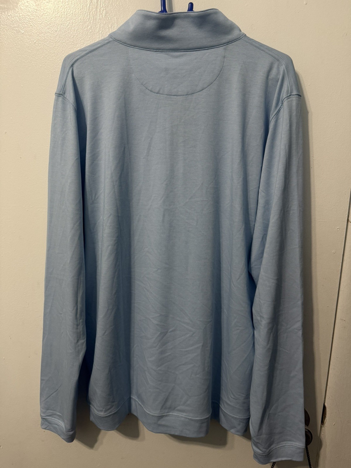 PETER MILLAR Crown Crafted Albatross Men’s Cotton Blend Pique 1/4 Zip XL