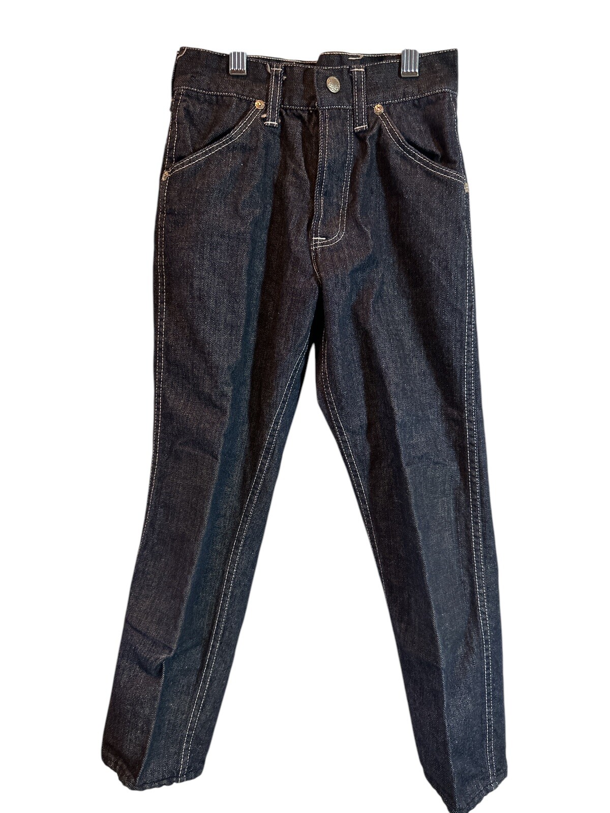 Sears Circle Vintage 1970’s Youth Boys Sz 12 Reg Dark Denim Jeans