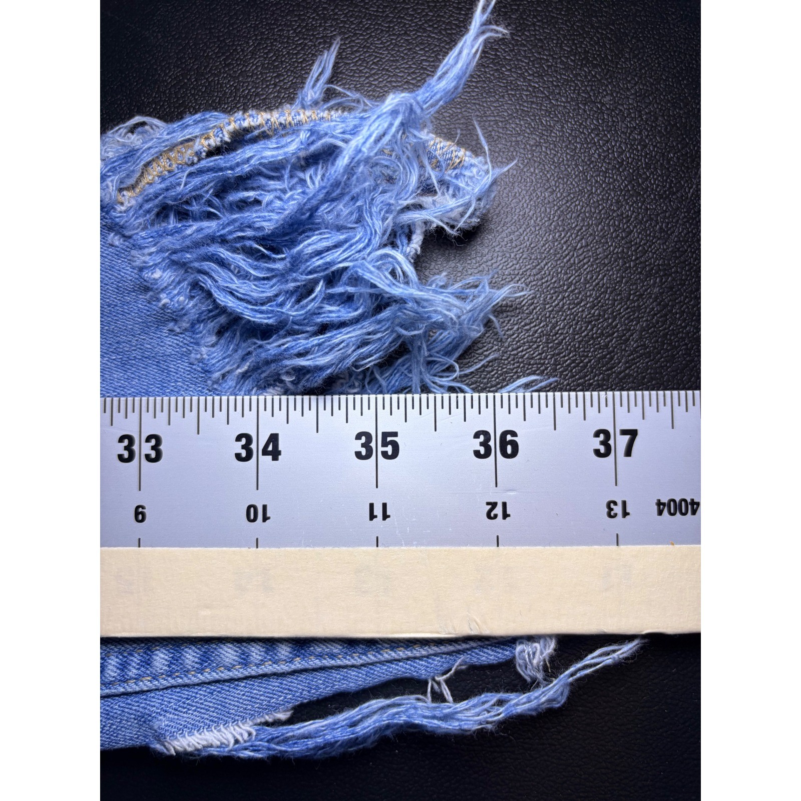 We The Free Free People Distressed Fringe Hem Skinny Jeans 25 Blue Boho Festival