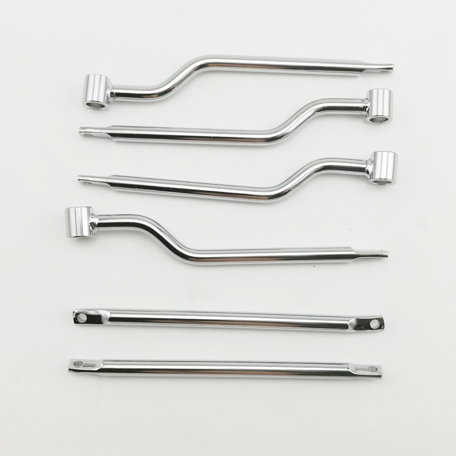 Saddlebag Support Bars Brackets (Chrome)