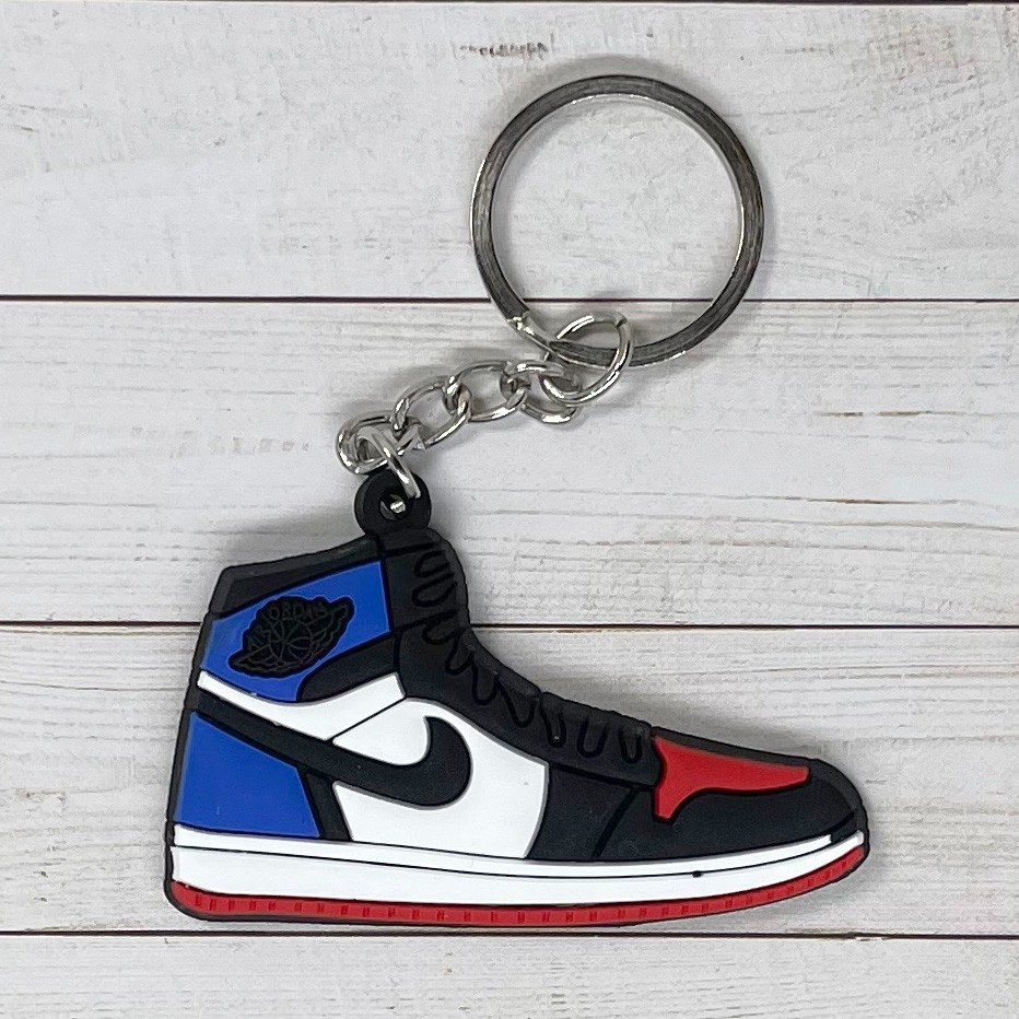 **YOU CHOOSE** Air Jordan 1 Mini Sneaker 2D Rubber 2″ Keychain MORE COLORS NEW!