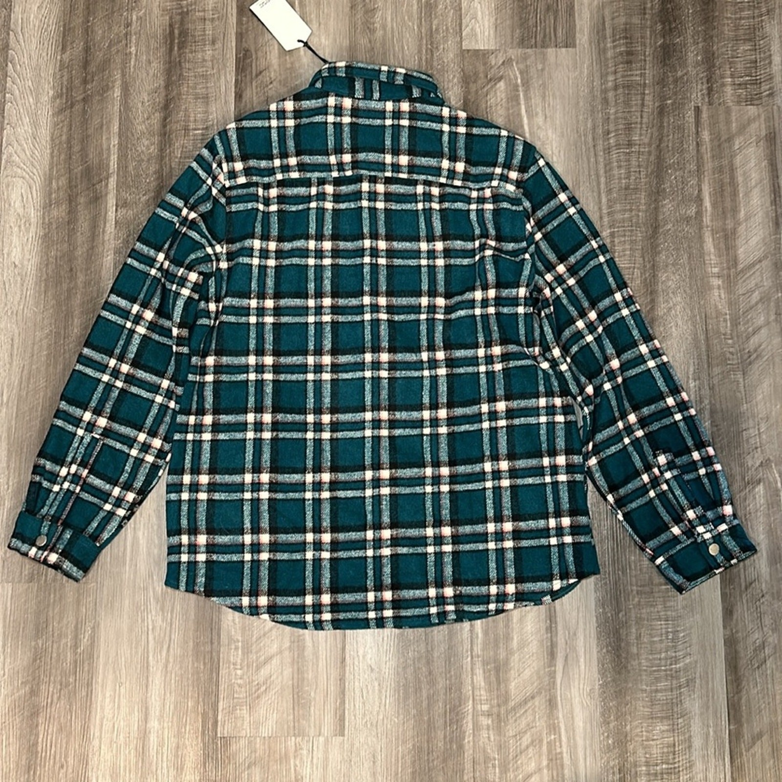 Wesc Oden Flannel Long Sleeve Pop Plaid Overshirt – 2XL
