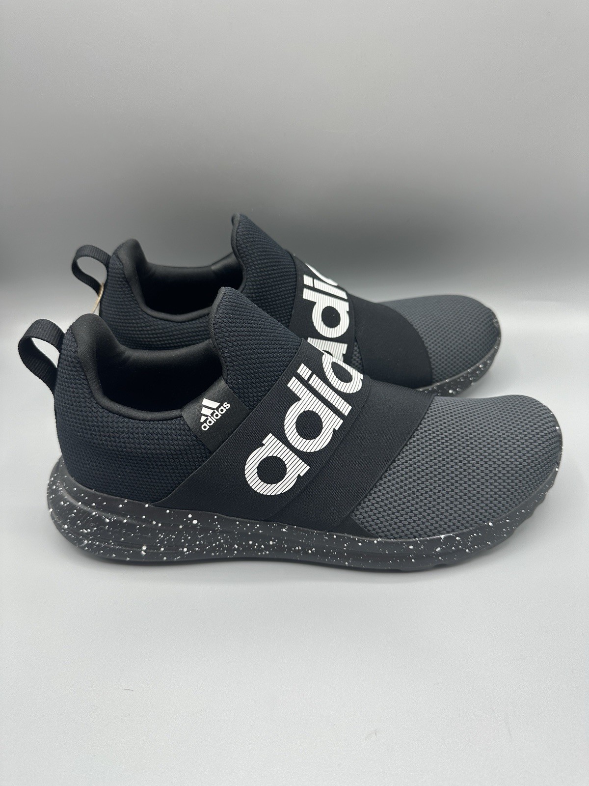Adidas Lite Racer Adapt 6.0 Sneakers Men’s Size 10.5 Speckle Bottom Black IF7359