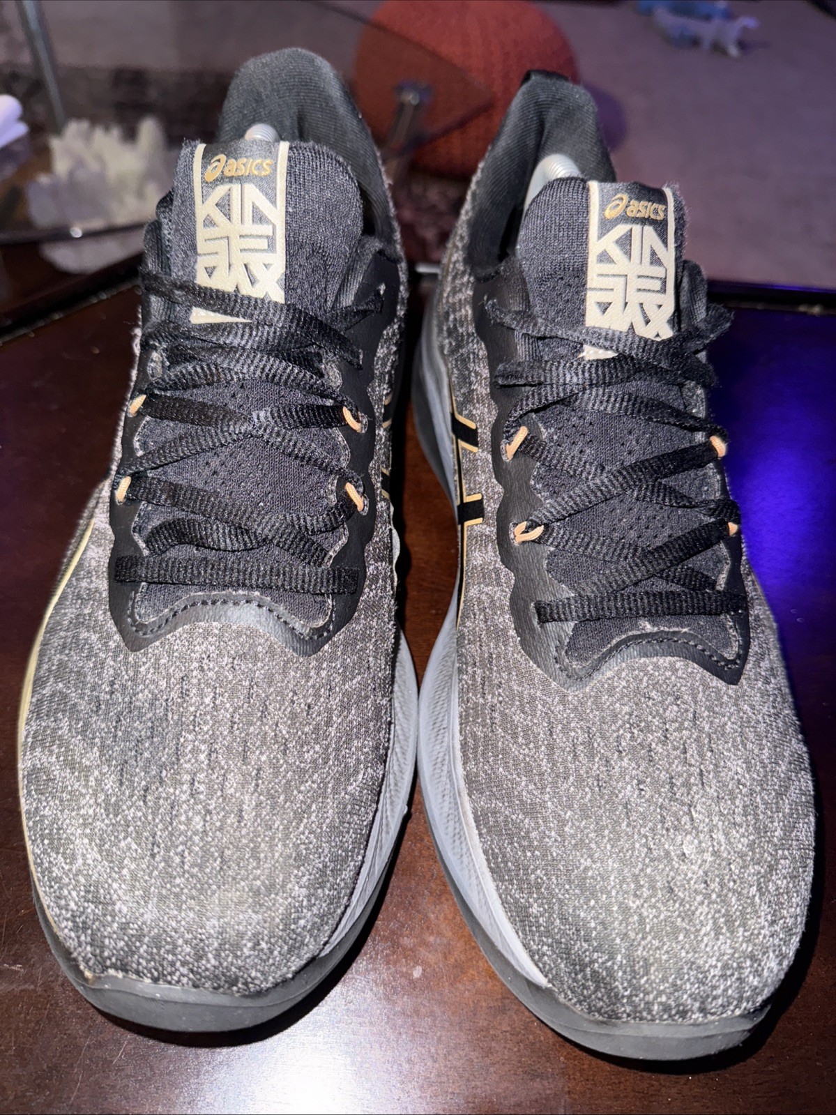 ASICS Gel Kinsei Max Platinum Black Champagne 1011B927-001 Size 11