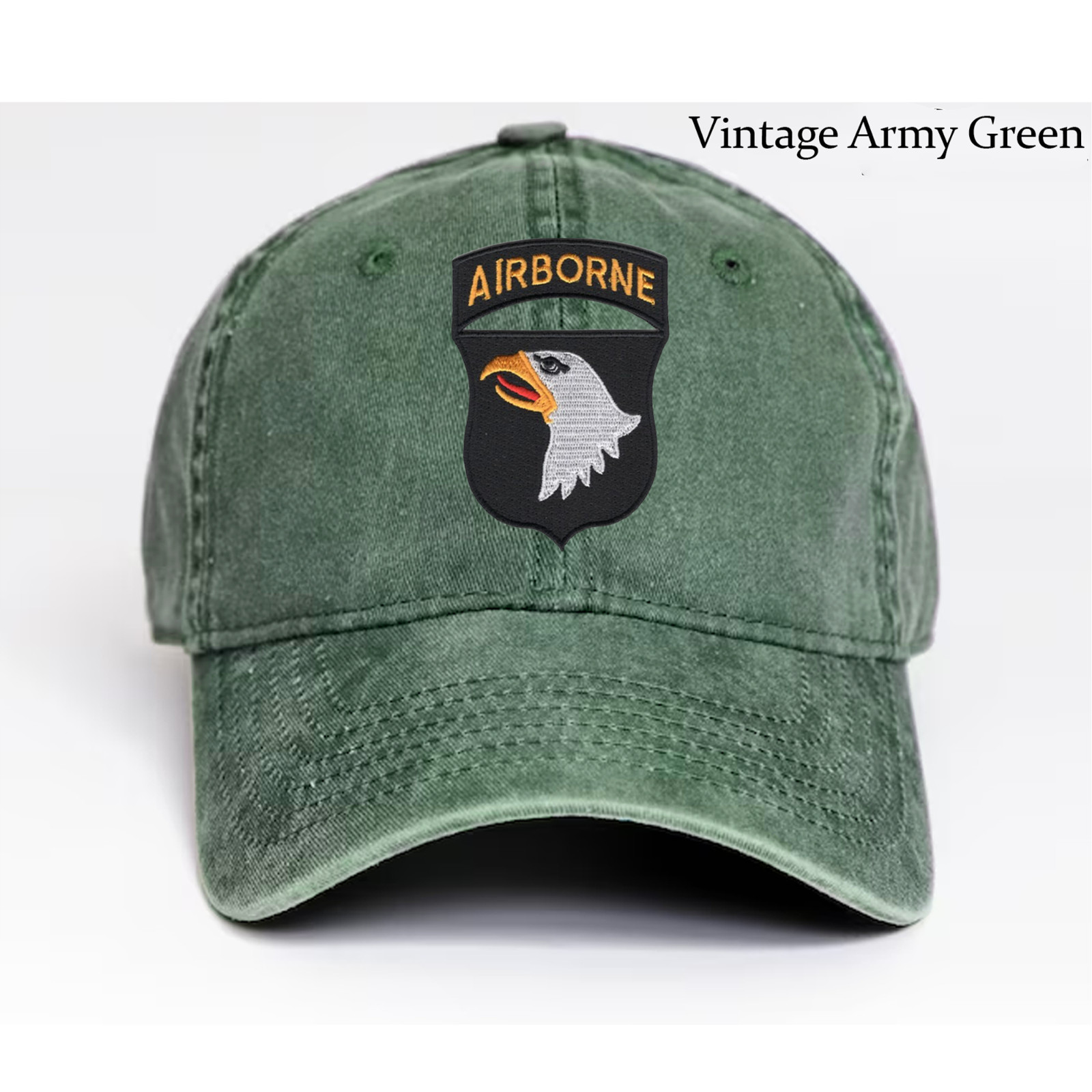 Embroidered Hat 101st Airborne Division, Veteran Cap, Trucker Hat, Baseball Cap