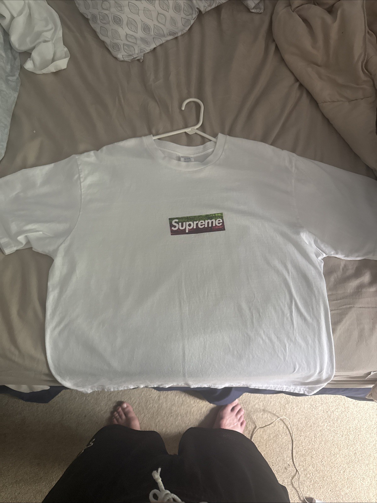 Supreme LA Relief Box Logo Tee Shirt Xl NWT Sterling Ruby Los Angeles Fire