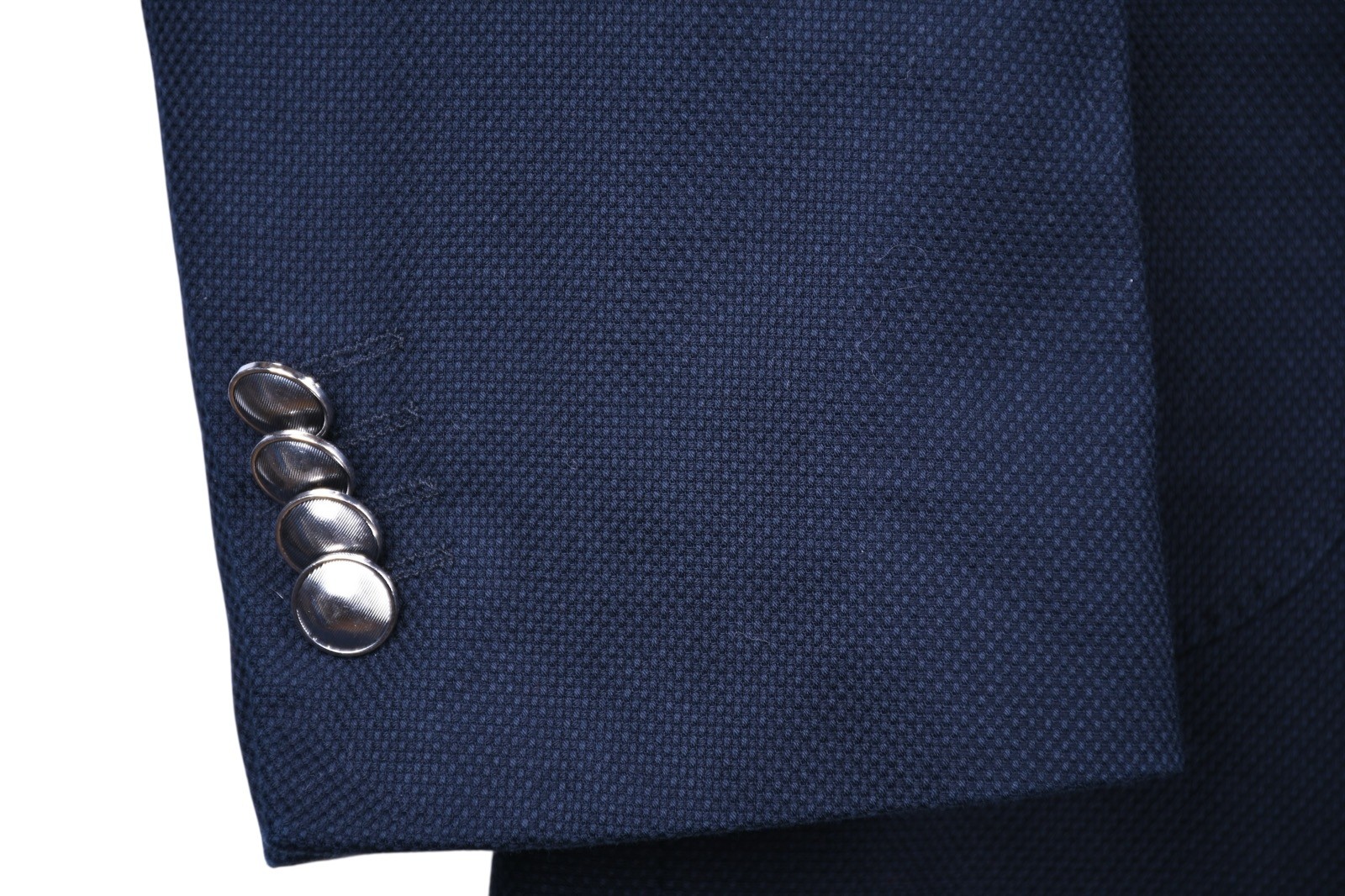 Hugo Boss Navy Blue Cotton Hopsack Patch Pocket Blazer Sport Coat Jacket 38 R