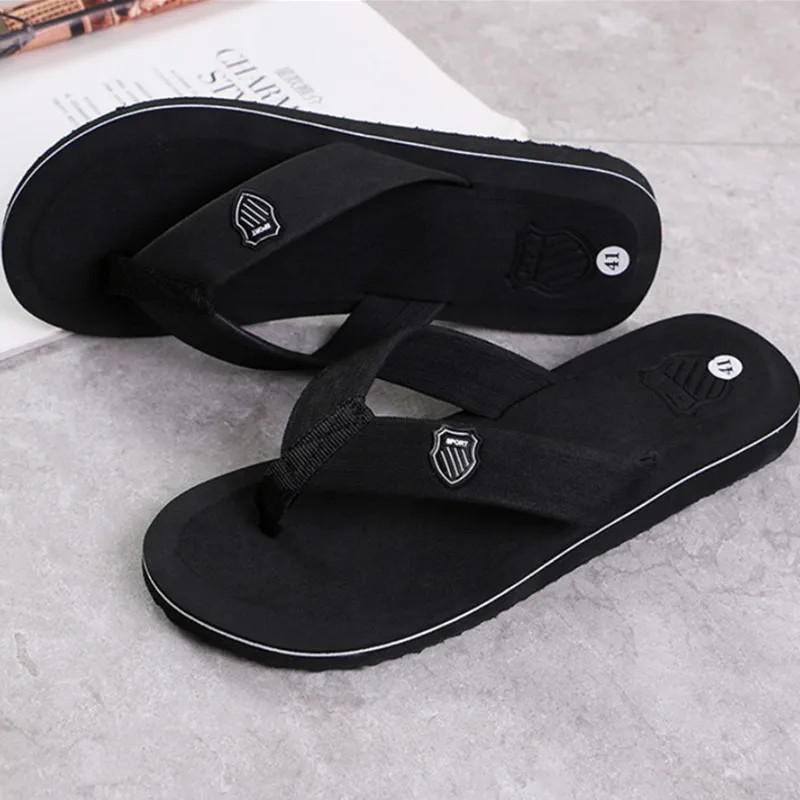 Mens Flip Flops Thong Sandals Shower Beach Slider Slip On Summer Casual Slipper