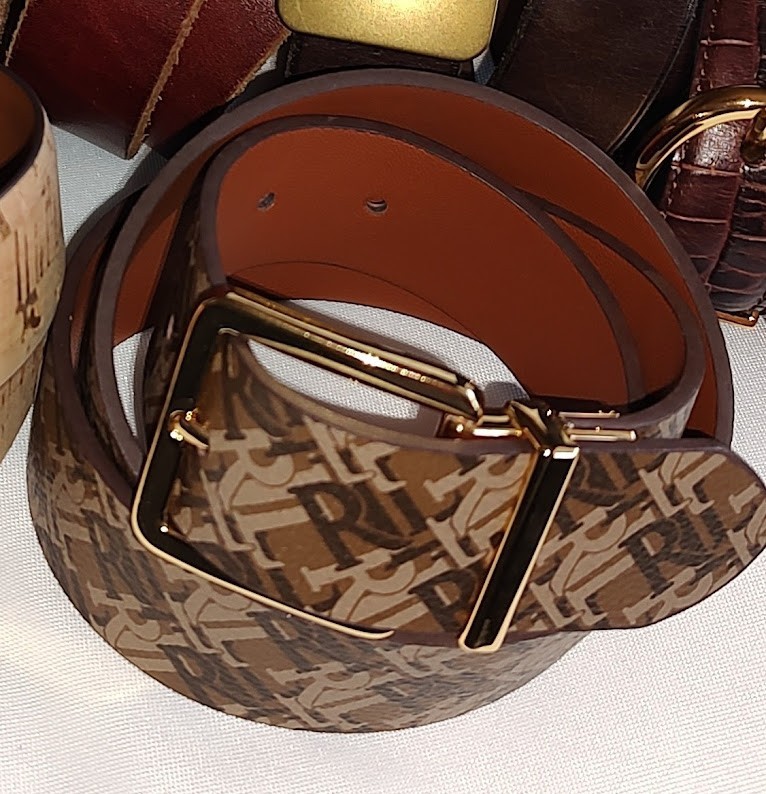 Vintage Ralph Lauren Designer Leather Belt for Women, small