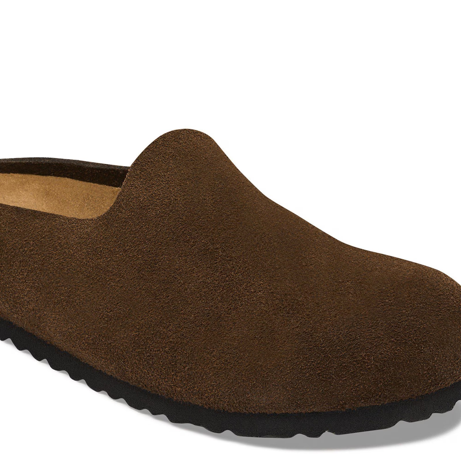 BIRKENSTOCK AMSTERDAM WRAPPED CARAFE MEDIUM/NARROW WIDTH SUEDE CLOGS CLOSED SLIP