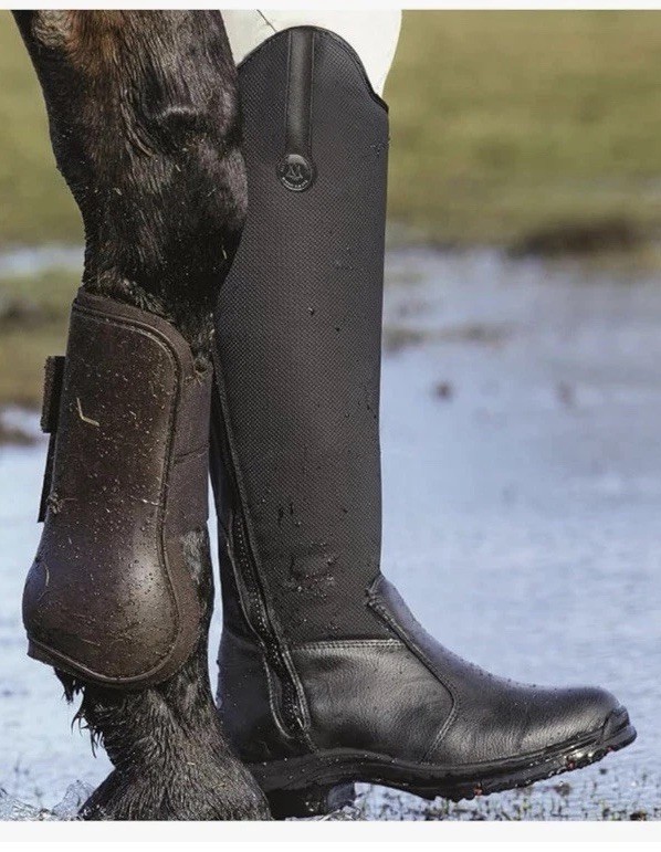 Mountain Horse Womens Boots 9 Thermolite Insulated Zip Tall Riding Boots Black