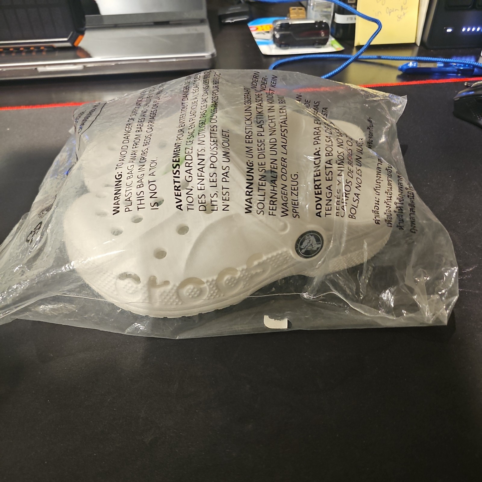 Crocs Kids Baya Clogs size c13 #207013-100 Classic White New with Tags!