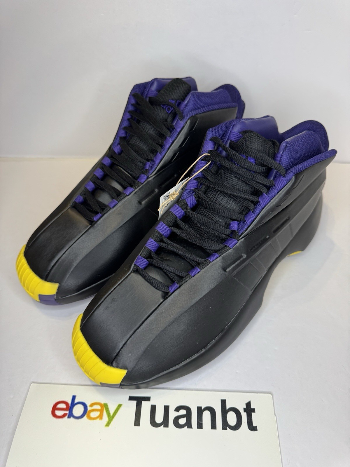 BRAND NEW Adidas Crazy 1 Kobe Bryant Lakers “Away” Black/Purple/Yellow FZ6208