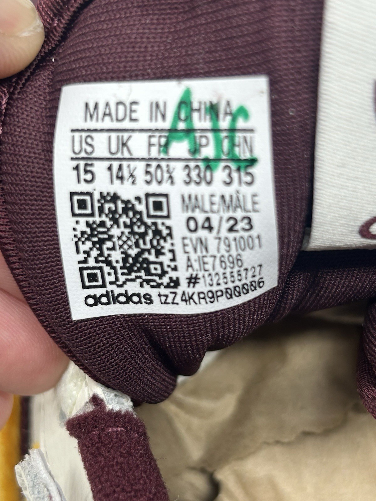 Adidas Forum Low CL Arizona State Sun Devils White Maroon Shoes Men 15 F3