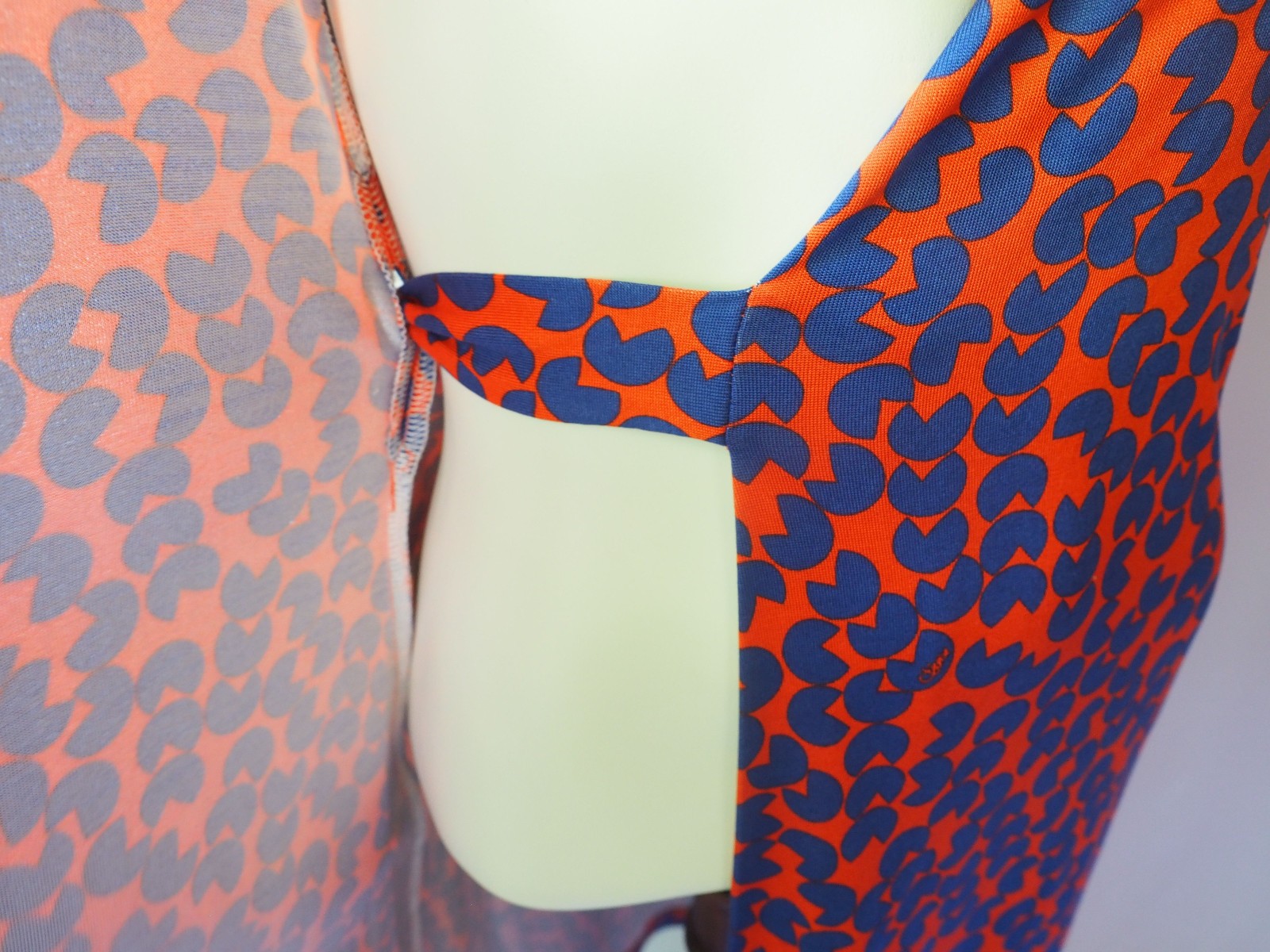 Diane Von Furstenberg New Julian Two Wrap Dress Silk Jersey Knit Geo Print 0