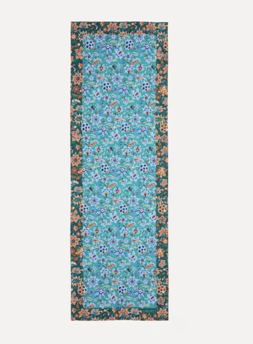 LIBERTY London Arabella 70×200 cm Silk Chiffon Long floral Scarf NIB