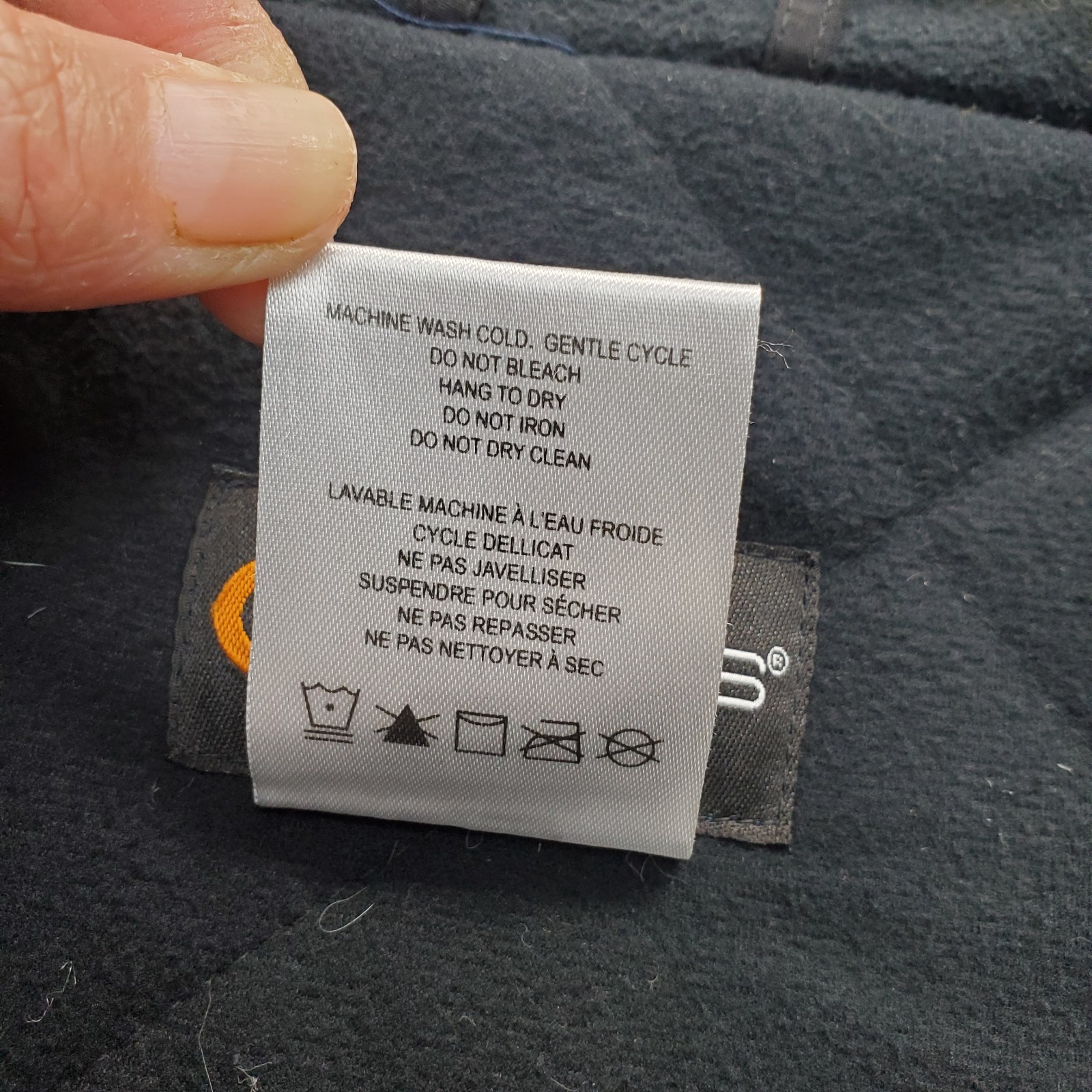 Celsius Cold-Weather Jacket Men L Black Fleece Lined Elastic Back Utility Pocket