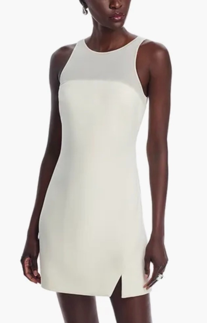 Cinq a Sept Elson Sleeveless Minidress in Ivory | Size 4 | NWOT $365