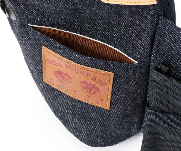 FULLCOUNT × master-piece Denim Sling Bag (Color: Indigo) 310082-FC