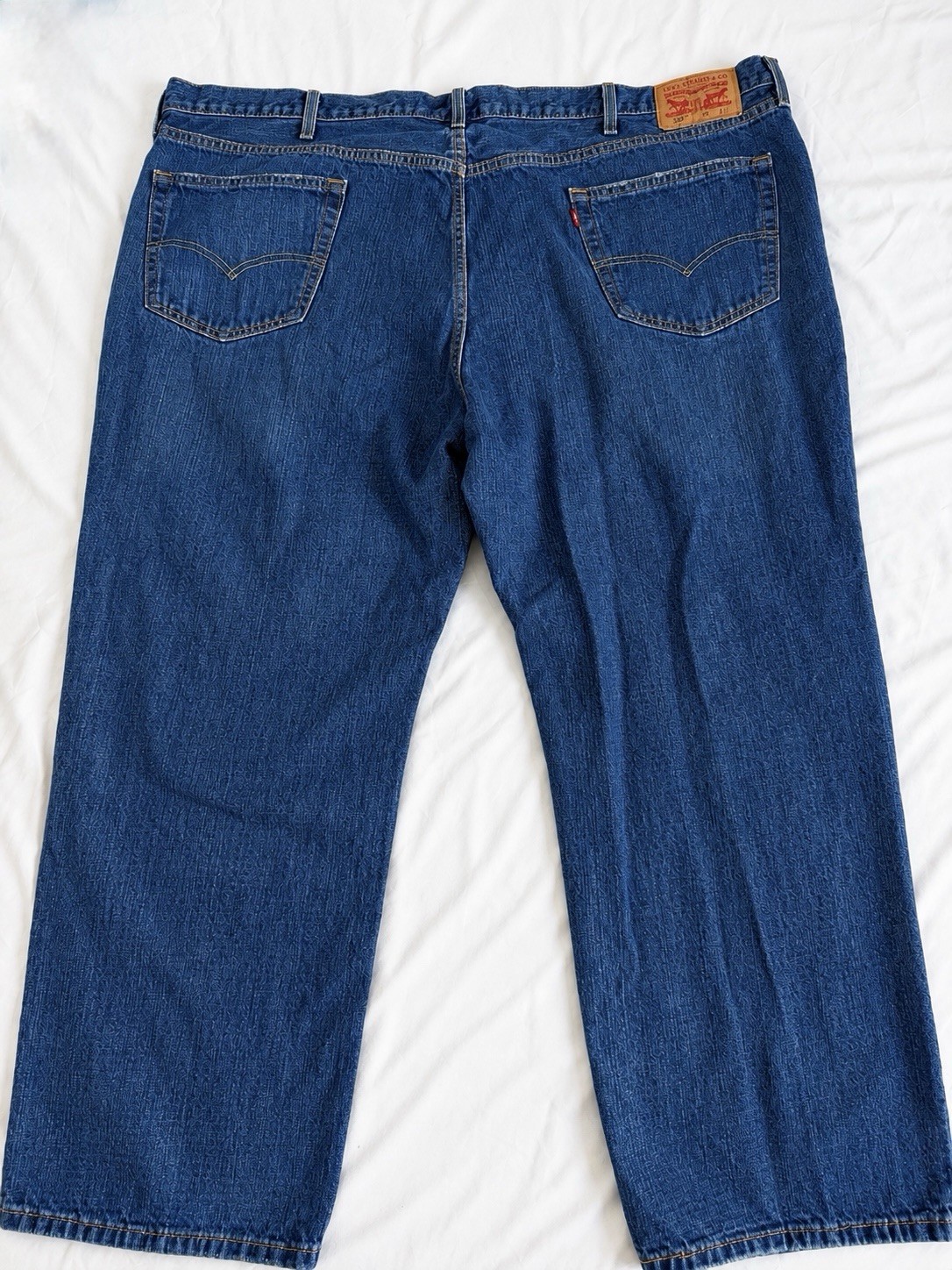 Levi’s 559 Relaxed Straight Men’s Jeans W52 L30 Big & Tall Medium Wash Denim