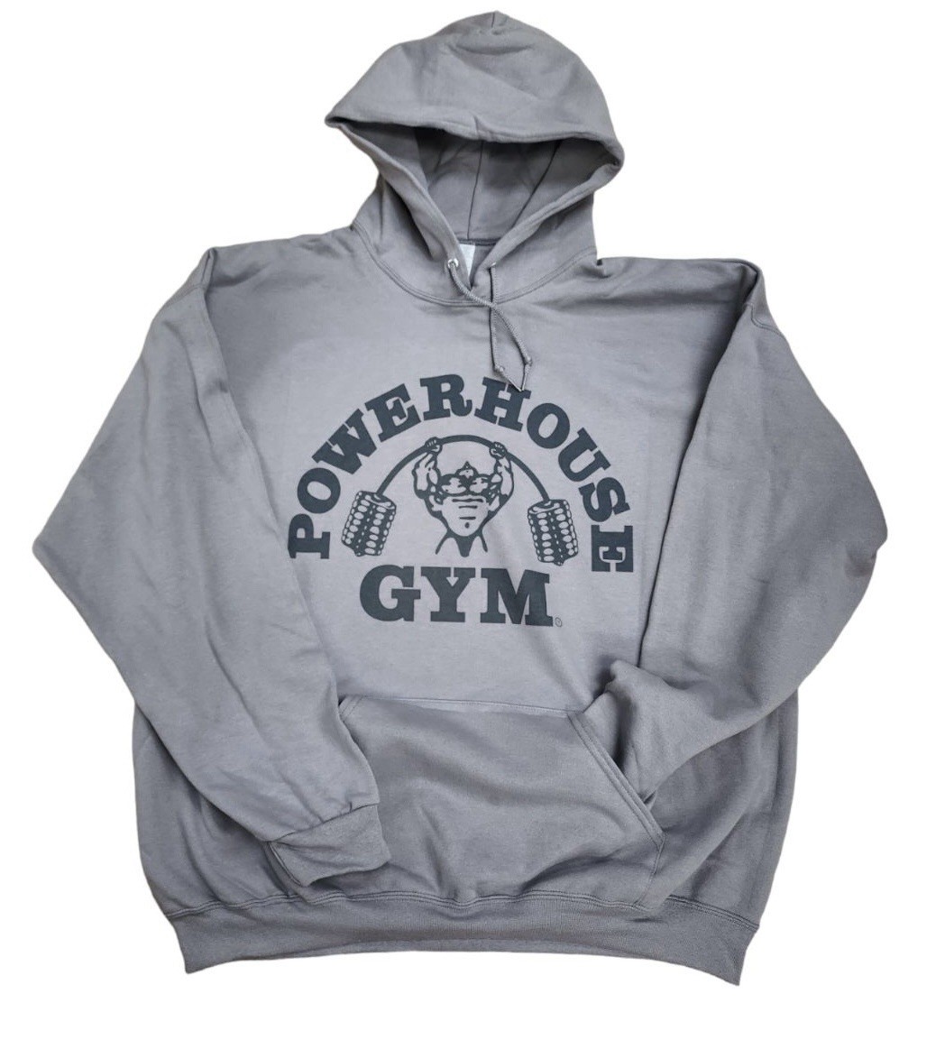 POWERHOUSE GYM old school logo hoodie – weights-fitness-muscle