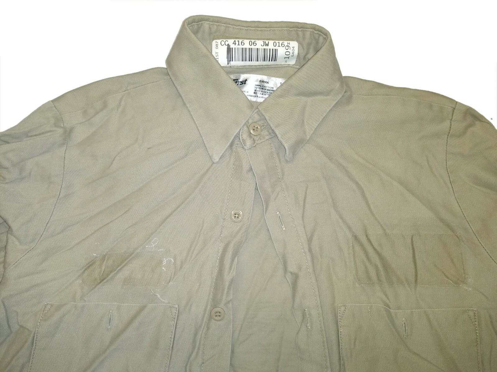 100% Cotton Used Uniform Work Shirts Red Kap Cintas Unifirst Mechanics