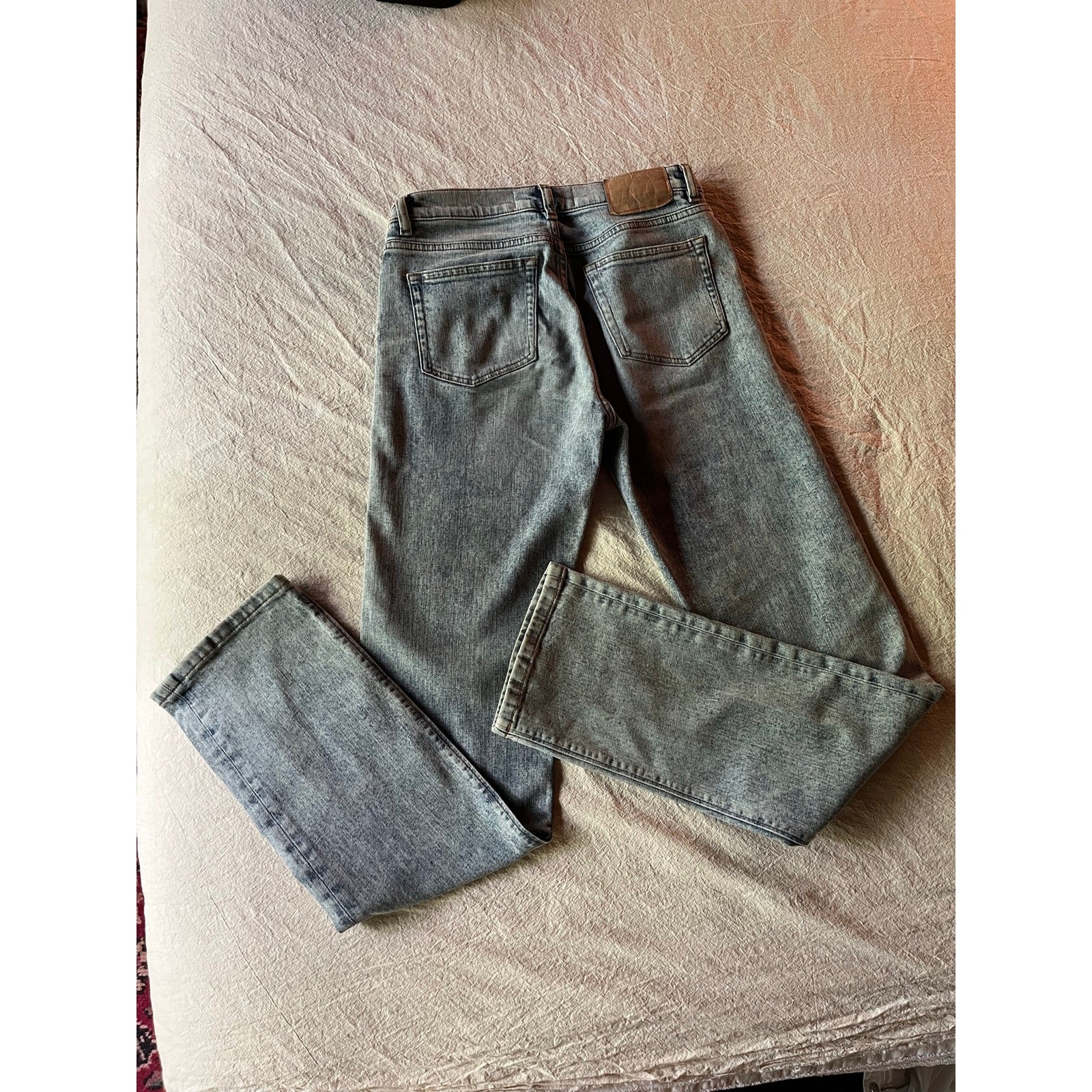 Jeanerica Eiffel Straight Leg Jeans Vintage 82 Wash 26/34 EUC