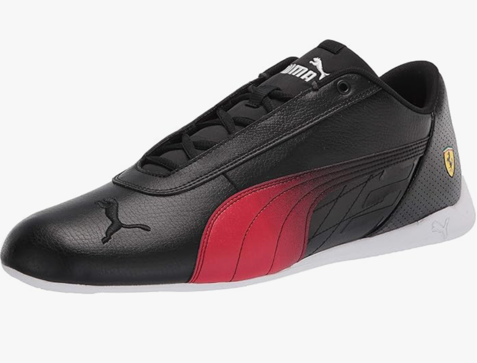 PUMA Ferrari R-Cat Leather Driving Shoes Rosso Corsa Men Size 306768 01