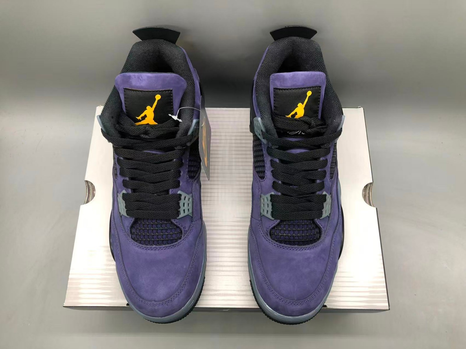 Jordan 4 Imperial Purple “Lakers” Retro Basketball Shoes Men’s Mid Top