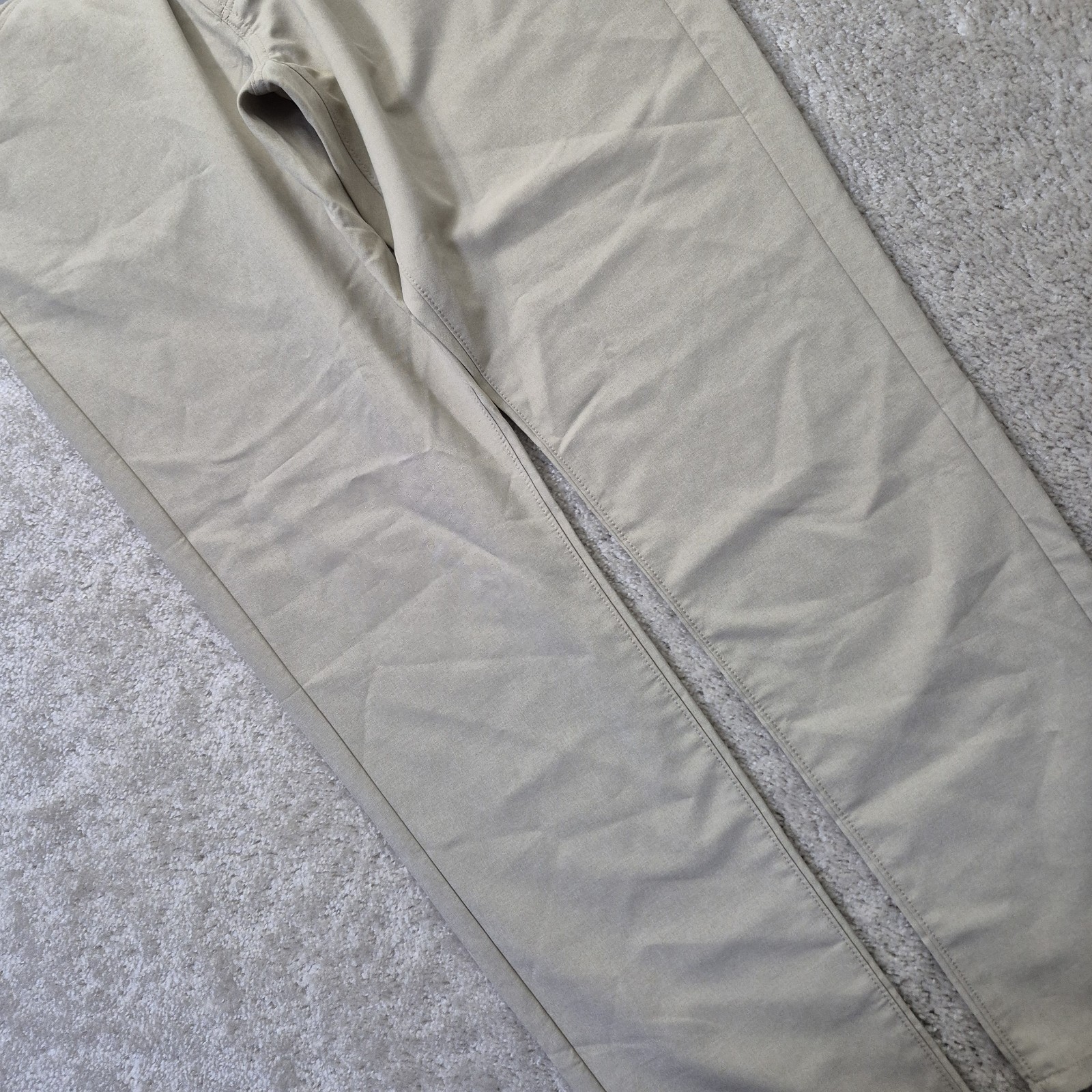 Bonobos Golf Pants Mens 38/32 Slim Tapered Beige Performance Stretch Chino