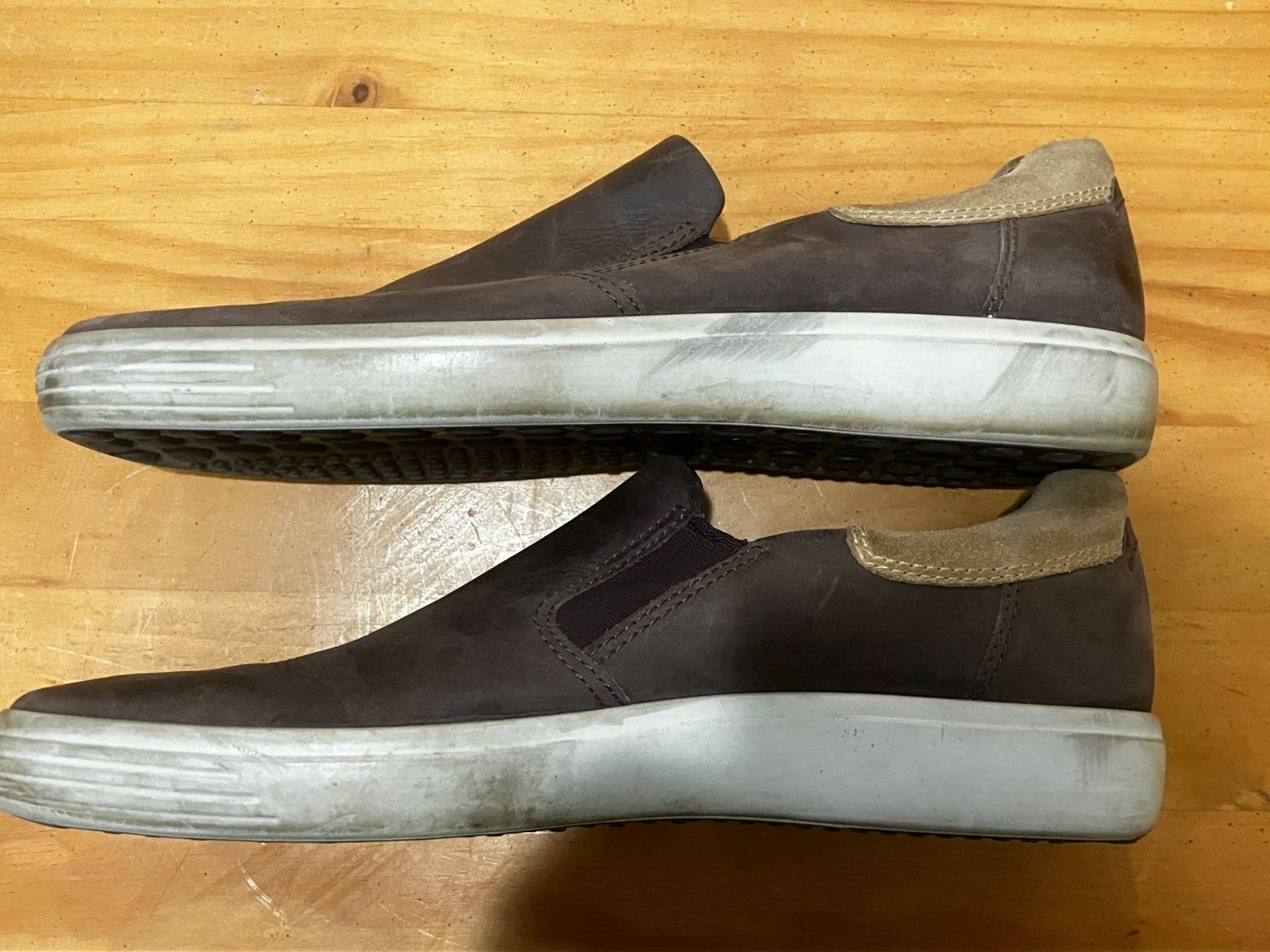 ECCO Soft 7 Step-In Fashion Sneakers Cocoa Brown Size 46 EU 12/12.5 US 11.5 UK