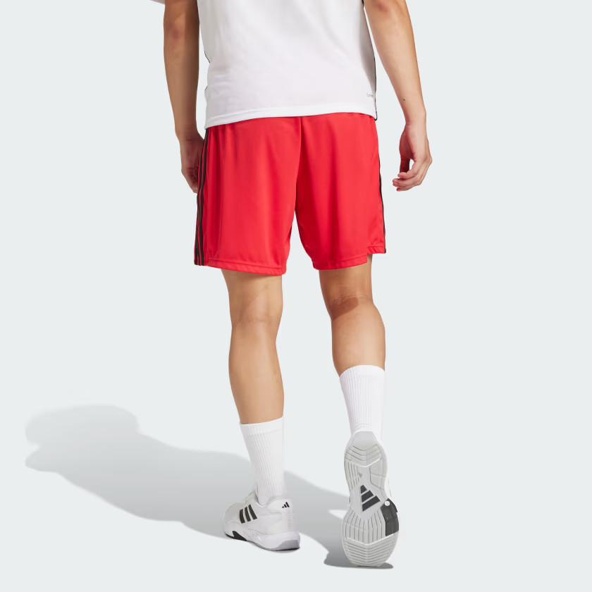 adidas men Train Essentials Piqué 3-Stripes Training Shorts