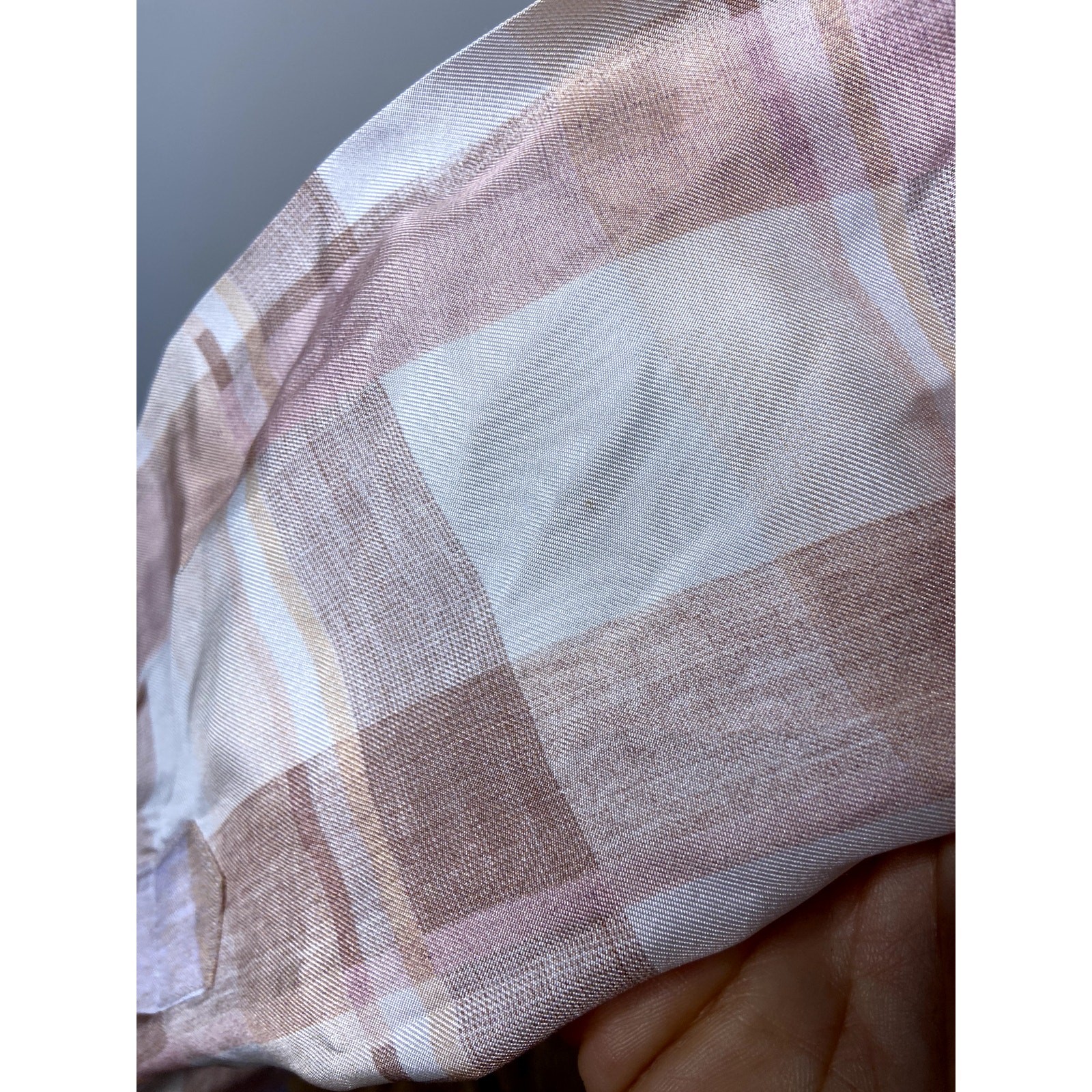 Zimmermann Dancer Checkered Neck Tie Pastel Ombré Blouse size US 4